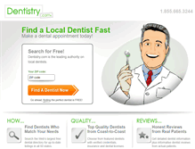 Tablet Screenshot of dentistry.com